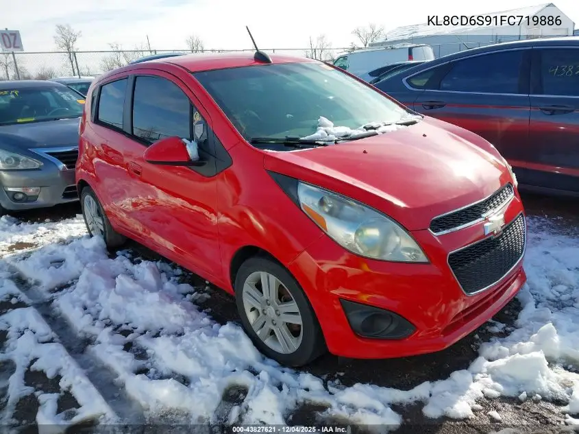 KL8CD6S91FC719886 2015 Chevrolet Spark 1Lt Cvt