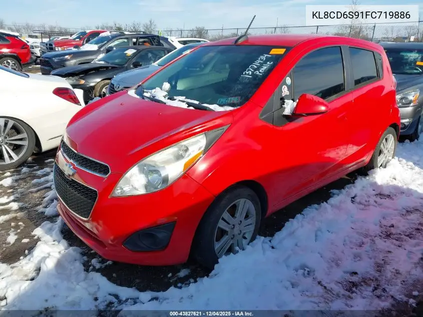 KL8CD6S91FC719886 2015 Chevrolet Spark 1Lt Cvt