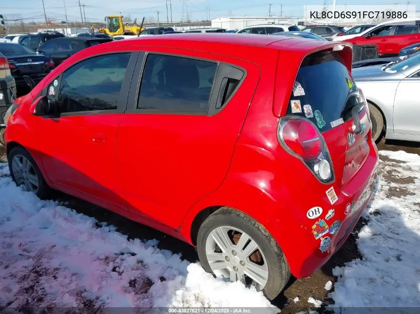 KL8CD6S91FC719886 2015 Chevrolet Spark 1Lt Cvt