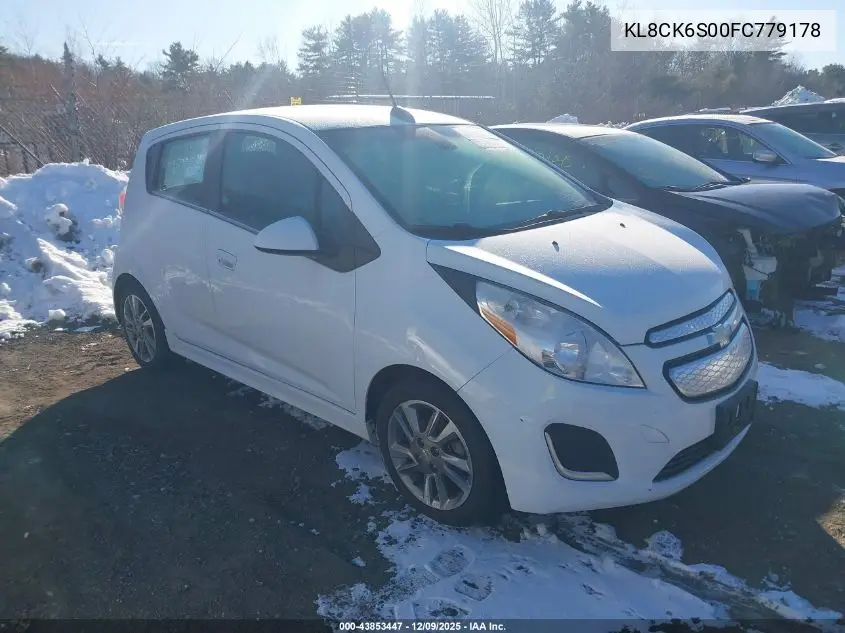 KL8CK6S00FC779178 2015 Chevrolet Spark Ev 1Lt
