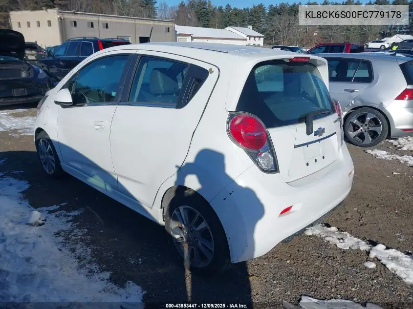 KL8CK6S00FC779178 2015 Chevrolet Spark Ev 1Lt