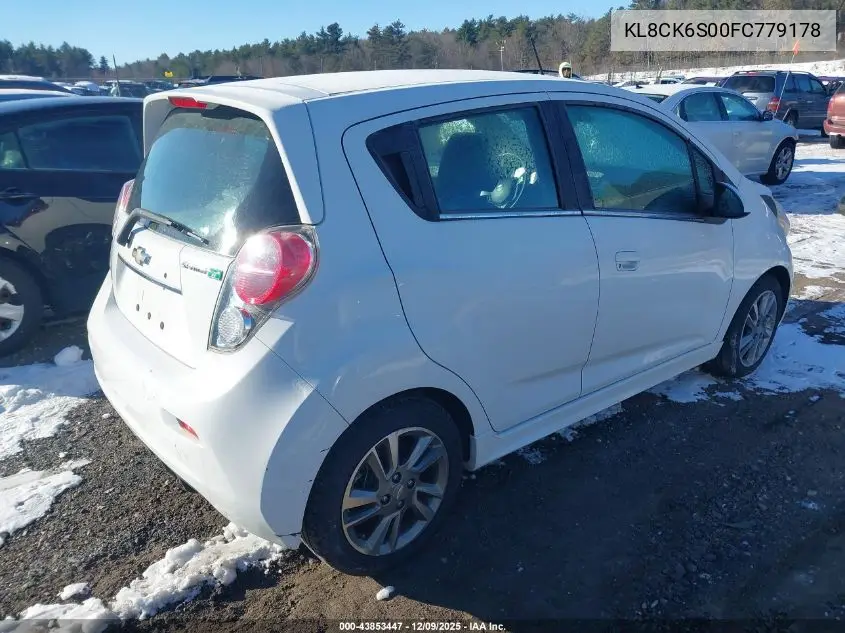 KL8CK6S00FC779178 2015 Chevrolet Spark Ev 1Lt