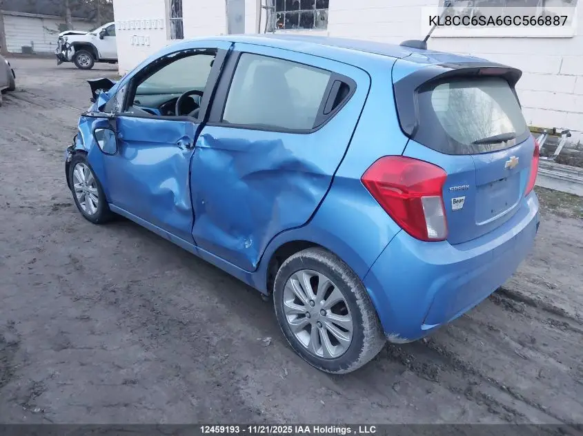 KL8CC6SA6GC566887 2016 Chevrolet Spark 1Lt