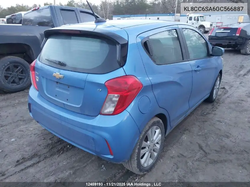 KL8CC6SA6GC566887 2016 Chevrolet Spark 1Lt