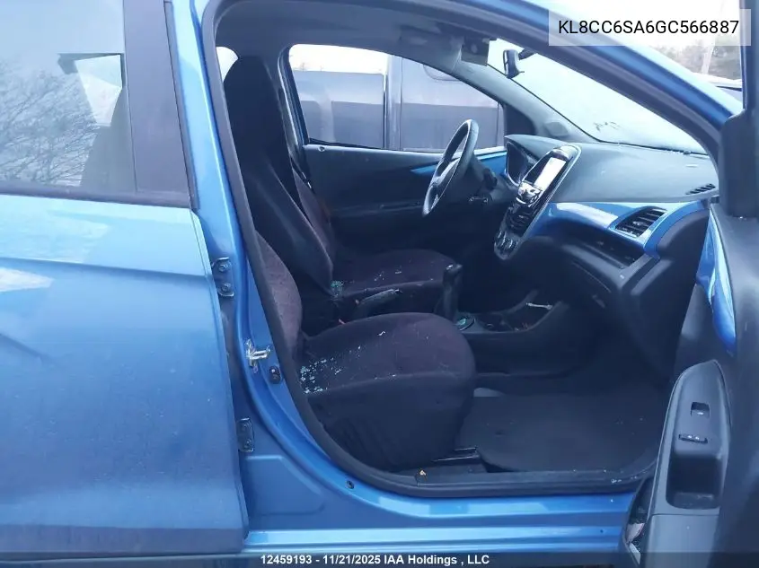 KL8CC6SA6GC566887 2016 Chevrolet Spark 1Lt