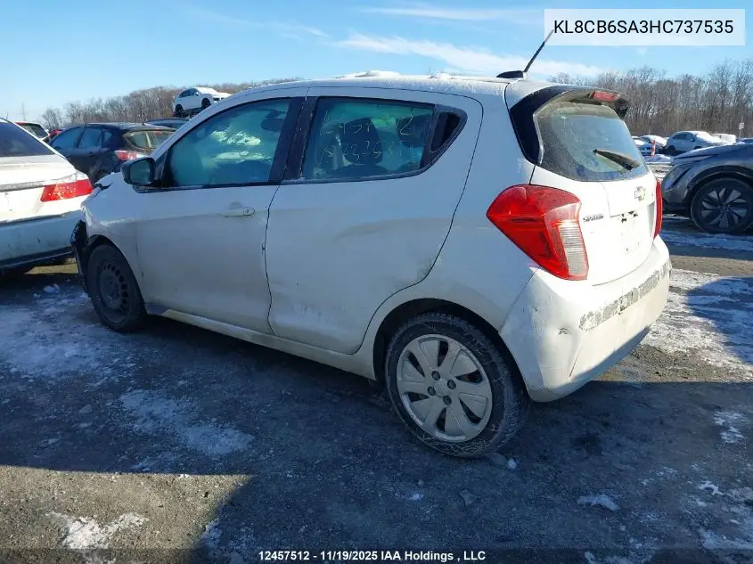 KL8CB6SA3HC737535 2017 Chevrolet Spark