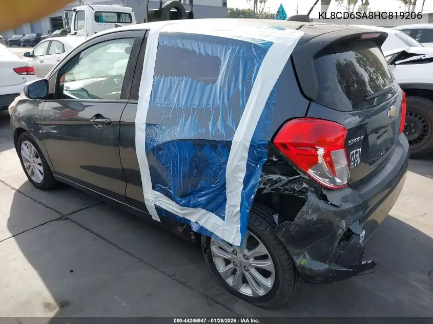 KL8CD6SA8HC819206 2017 Chevrolet Spark 1Lt Cvt