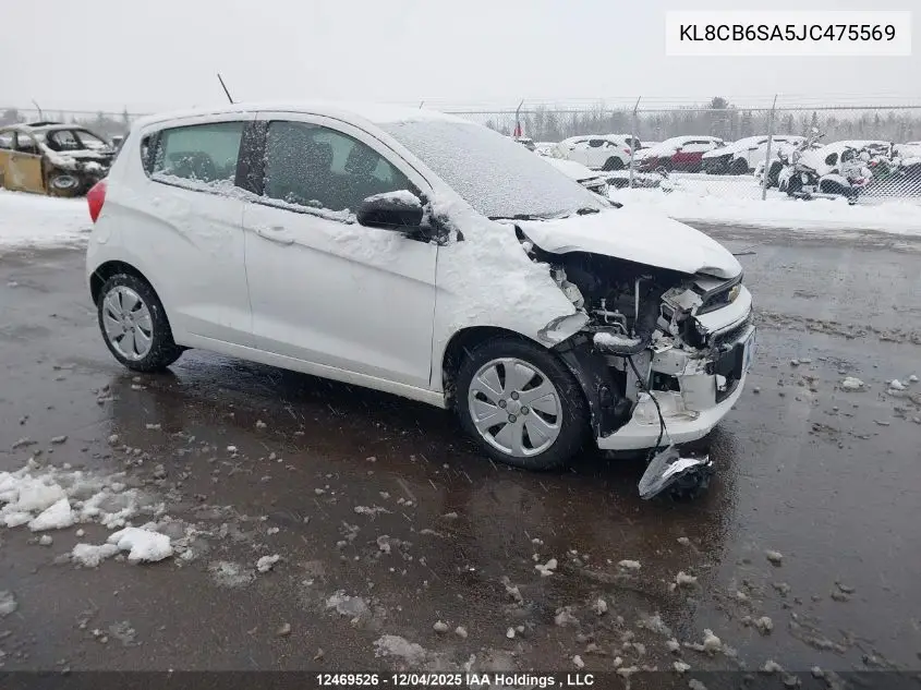 KL8CB6SA5JC475569 2018 Chevrolet Spark Ls Cvt