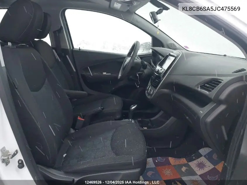 KL8CB6SA5JC475569 2018 Chevrolet Spark Ls Cvt