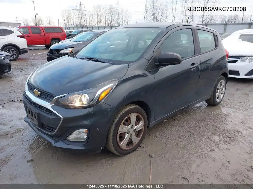 KL8CB6SA9KC708208 2019 Chevrolet Spark Ls Cvt