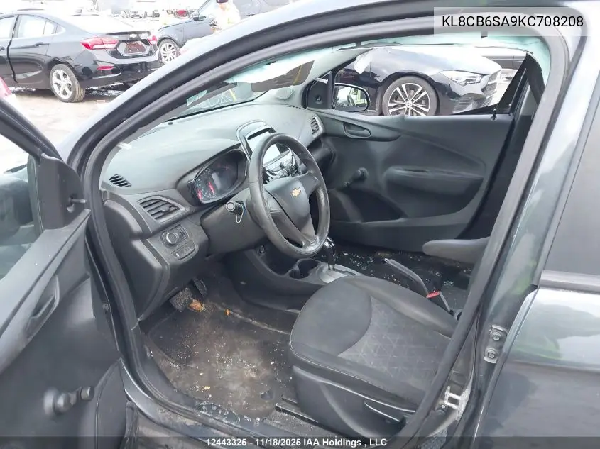 KL8CB6SA9KC708208 2019 Chevrolet Spark Ls Cvt