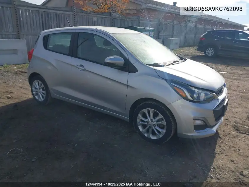 KL8CD6SA9KC762098 2019 Chevrolet Spark 1Lt