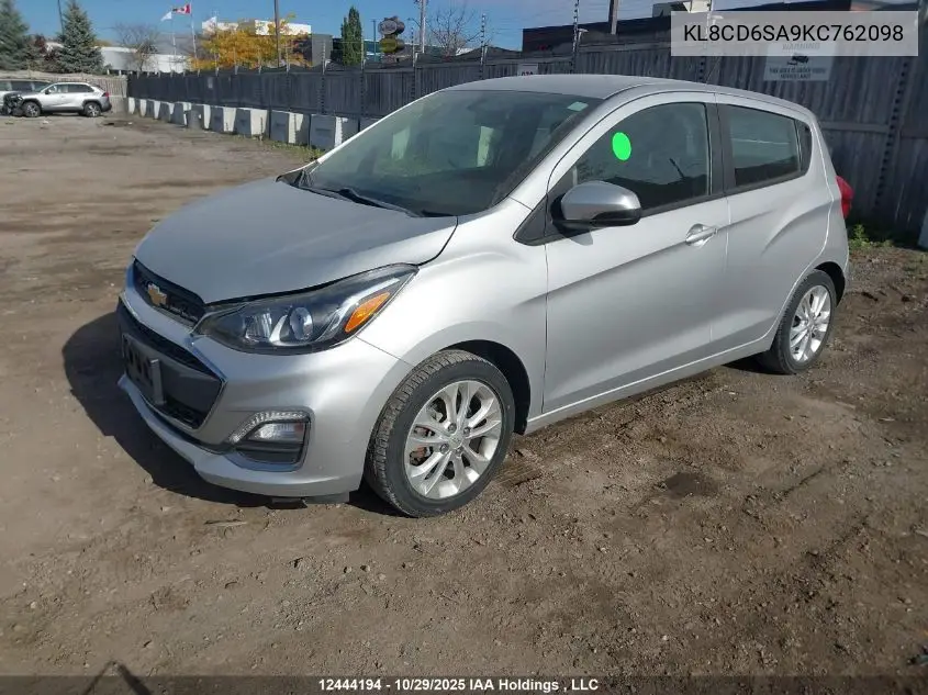 KL8CD6SA9KC762098 2019 Chevrolet Spark 1Lt
