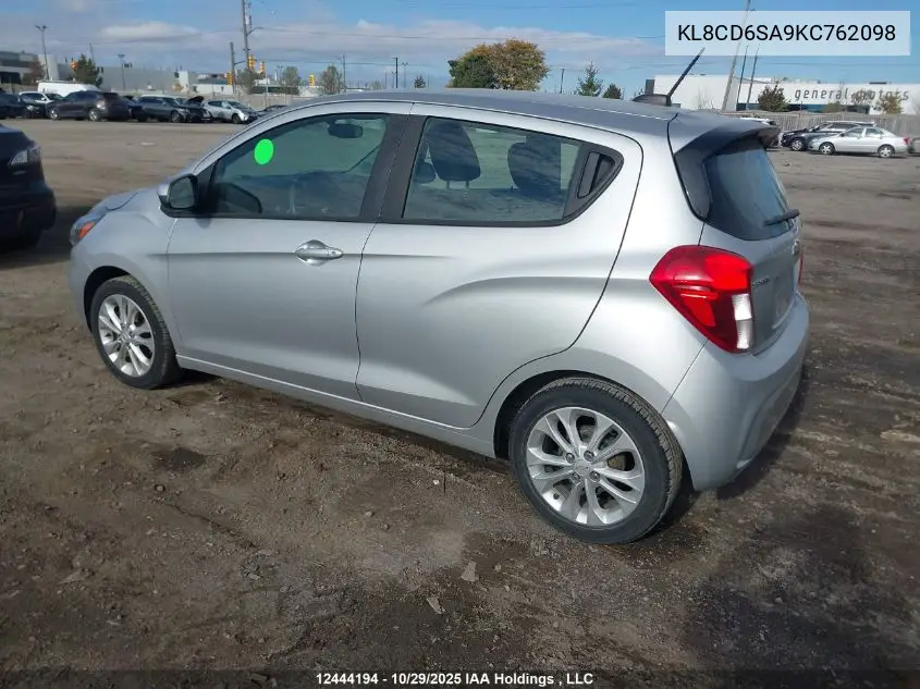 KL8CD6SA9KC762098 2019 Chevrolet Spark 1Lt