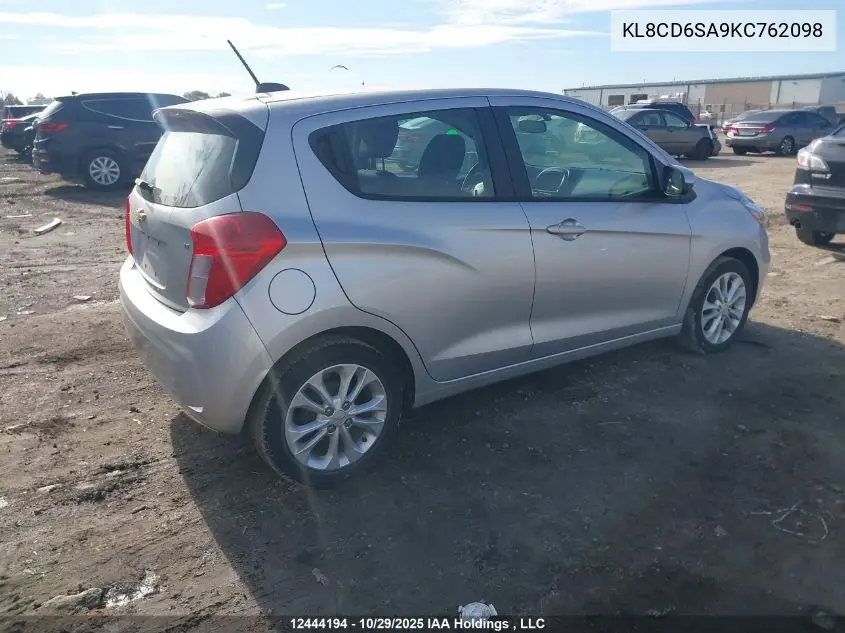 KL8CD6SA9KC762098 2019 Chevrolet Spark 1Lt