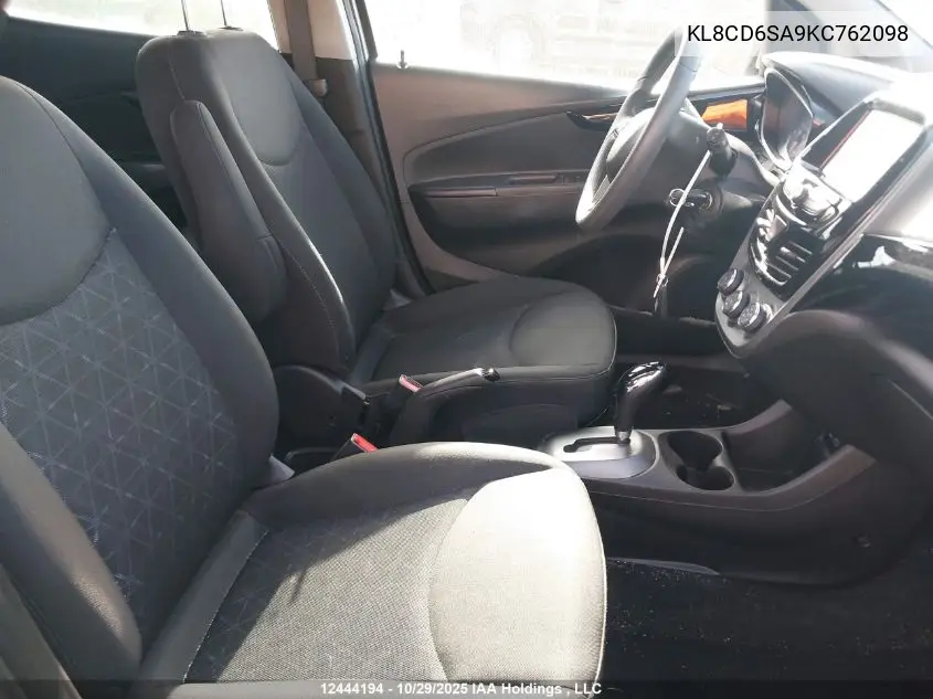 KL8CD6SA9KC762098 2019 Chevrolet Spark 1Lt
