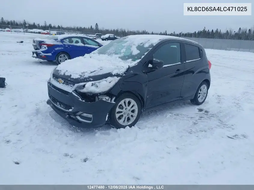 KL8CD6SA4LC471025 2020 Chevrolet Spark 1Lt Cvt