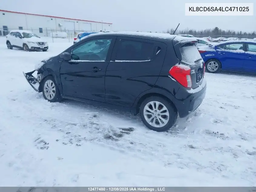 KL8CD6SA4LC471025 2020 Chevrolet Spark 1Lt Cvt