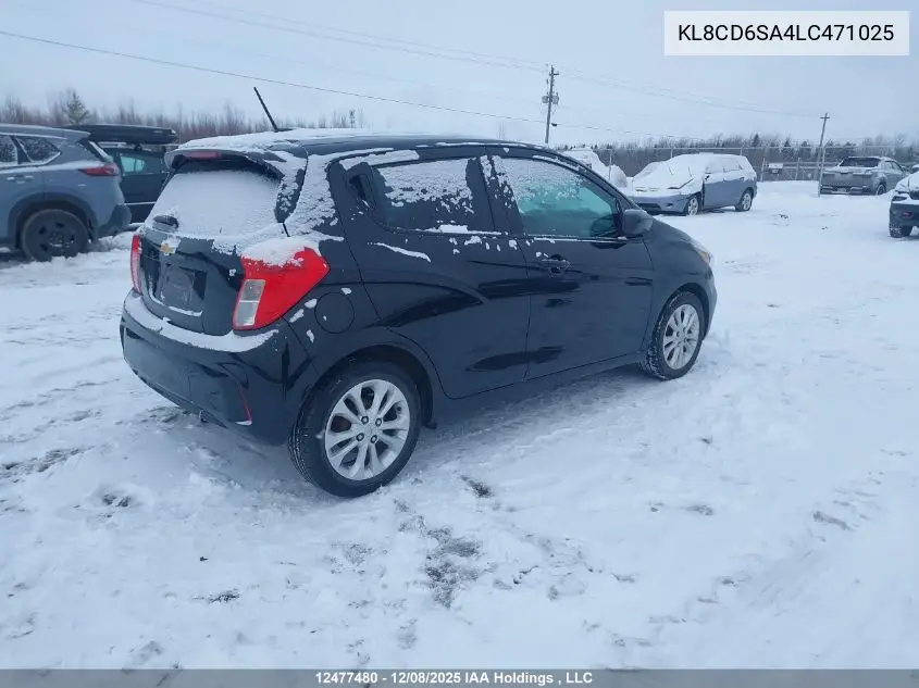 KL8CD6SA4LC471025 2020 Chevrolet Spark 1Lt Cvt
