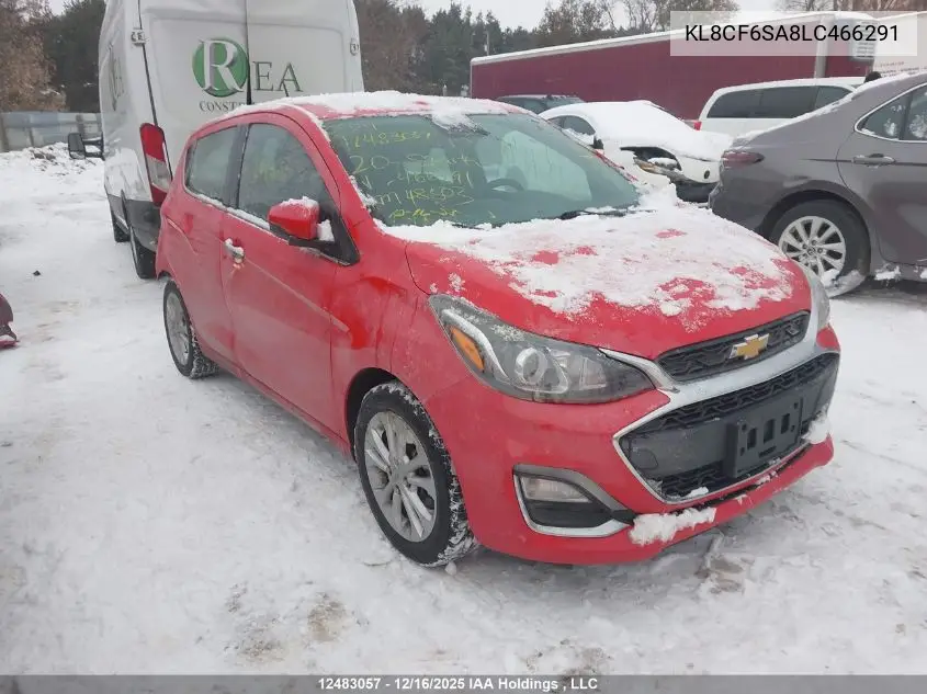 KL8CF6SA8LC466291 2020 Chevrolet Spark 2Lt Cvt