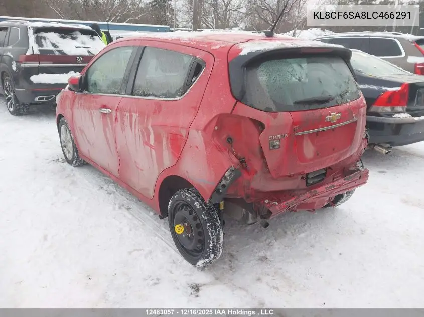KL8CF6SA8LC466291 2020 Chevrolet Spark 2Lt Cvt
