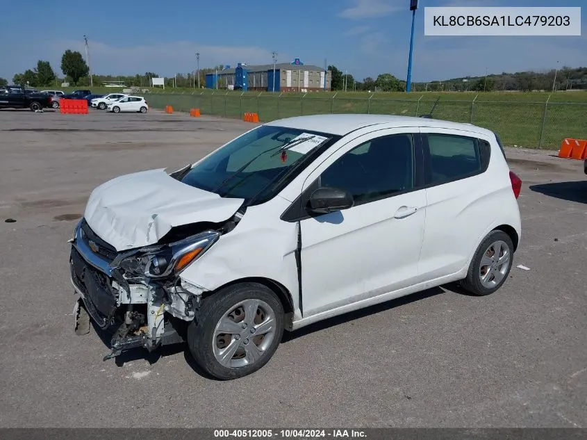 KL8CB6SA1LC479203 2020 Chevrolet Spark Fwd Ls Automatic