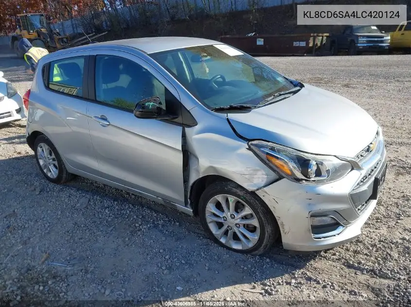 KL8CD6SA4LC420124 2020 Chevrolet Spark Fwd 1Lt Automatic