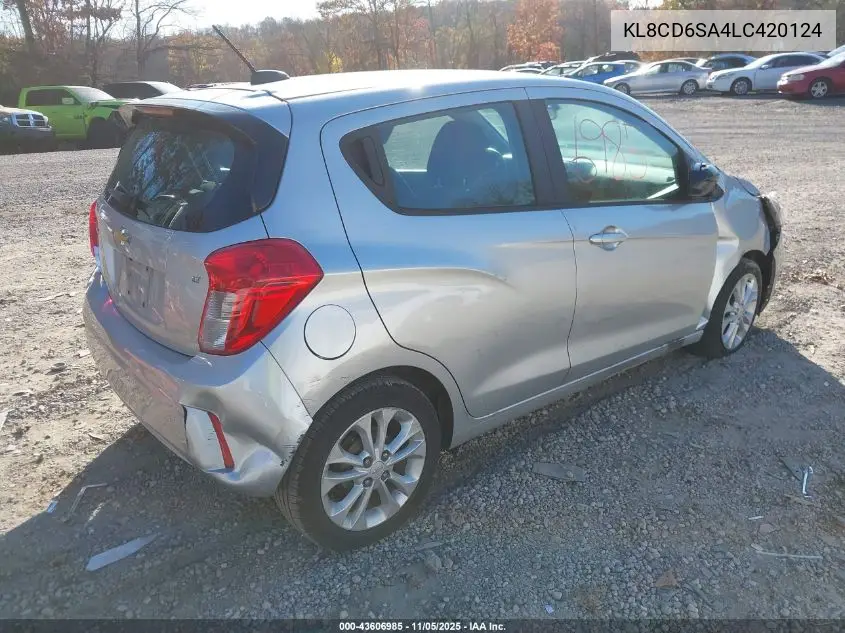 KL8CD6SA4LC420124 2020 Chevrolet Spark Fwd 1Lt Automatic