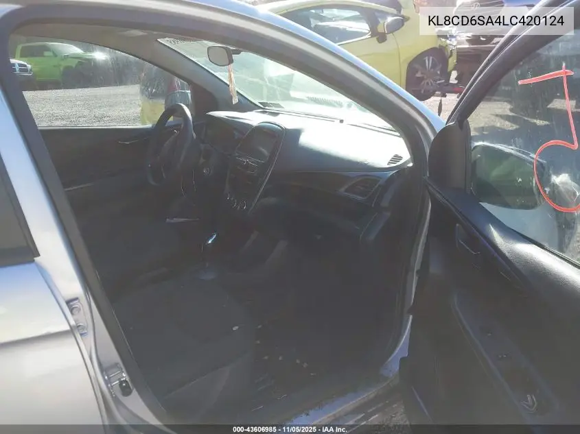 KL8CD6SA4LC420124 2020 Chevrolet Spark Fwd 1Lt Automatic