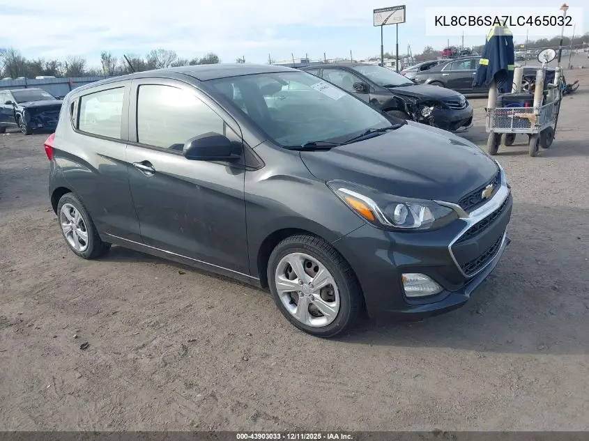 KL8CB6SA7LC465032 2020 Chevrolet Spark Fwd Ls Automatic