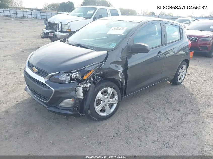 KL8CB6SA7LC465032 2020 Chevrolet Spark Fwd Ls Automatic