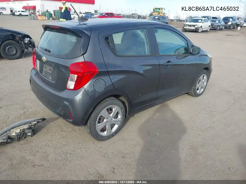 KL8CB6SA7LC465032 2020 Chevrolet Spark Fwd Ls Automatic