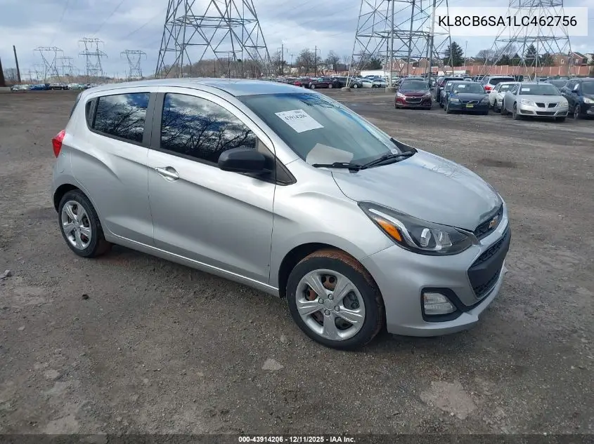 KL8CB6SA1LC462756 2020 Chevrolet Spark Fwd Ls Automatic