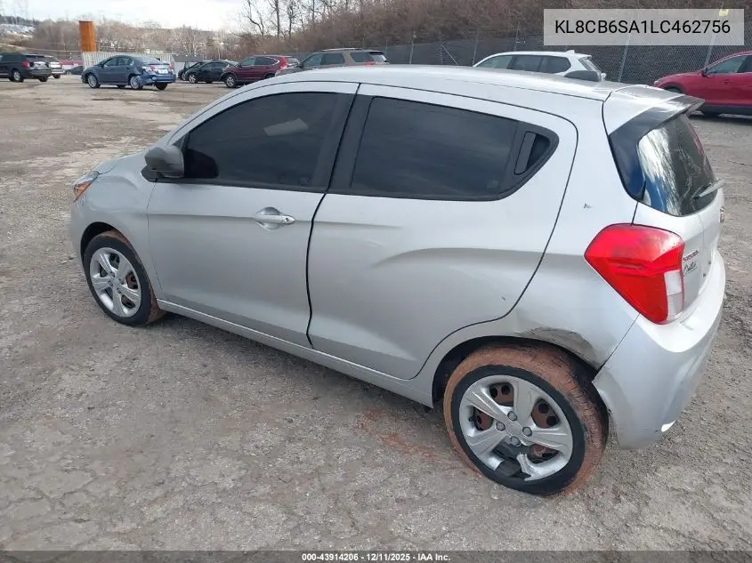 KL8CB6SA1LC462756 2020 Chevrolet Spark Fwd Ls Automatic