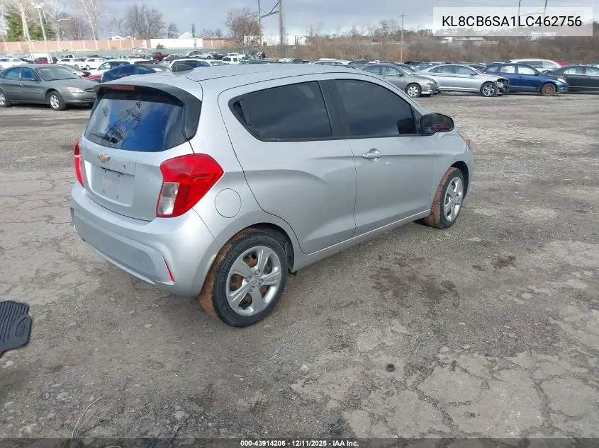 KL8CB6SA1LC462756 2020 Chevrolet Spark Fwd Ls Automatic