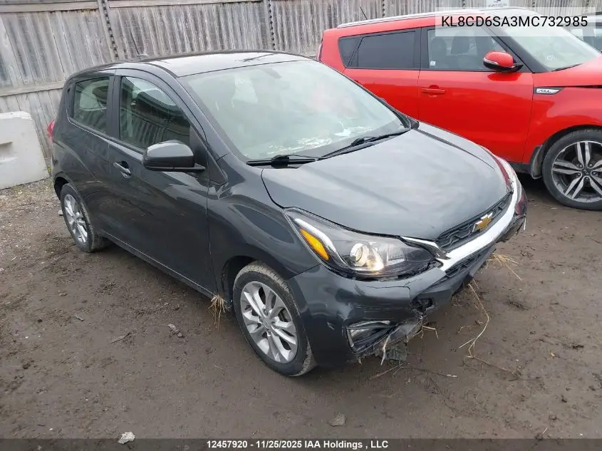 KL8CD6SA3MC732985 2021 Chevrolet Spark 1Lt