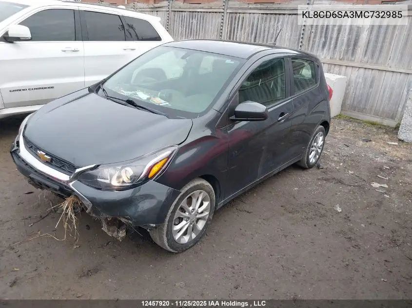 KL8CD6SA3MC732985 2021 Chevrolet Spark 1Lt