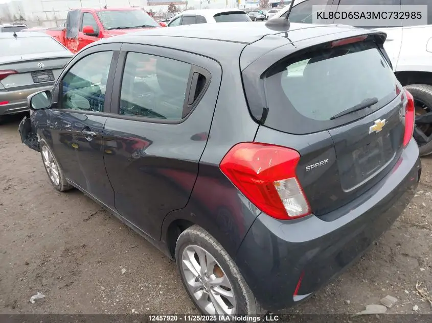 KL8CD6SA3MC732985 2021 Chevrolet Spark 1Lt