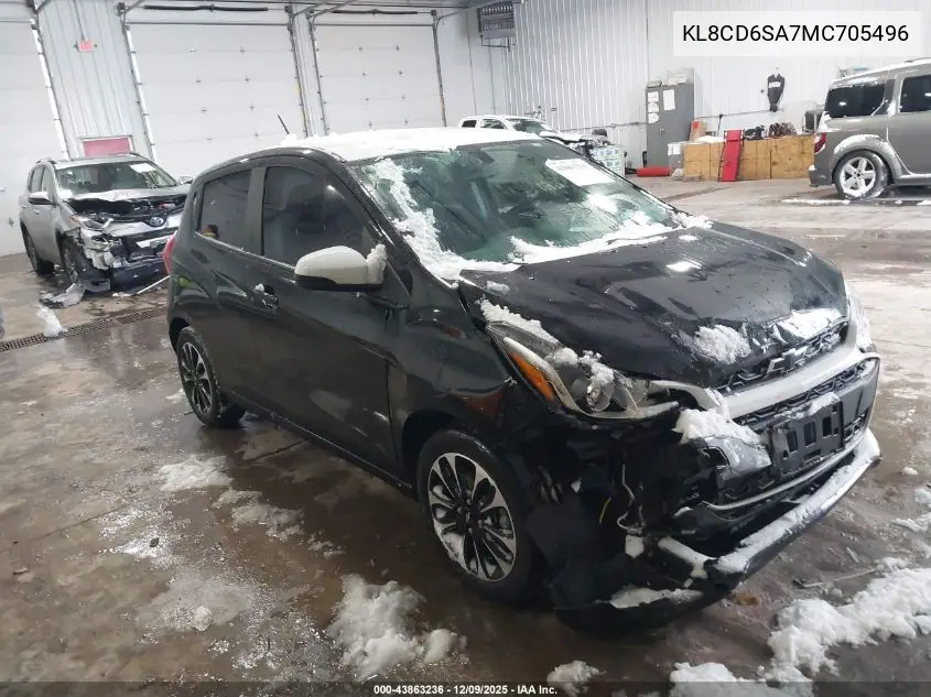 KL8CD6SA7MC705496 2021 Chevrolet Spark Fwd 1Lt Automatic