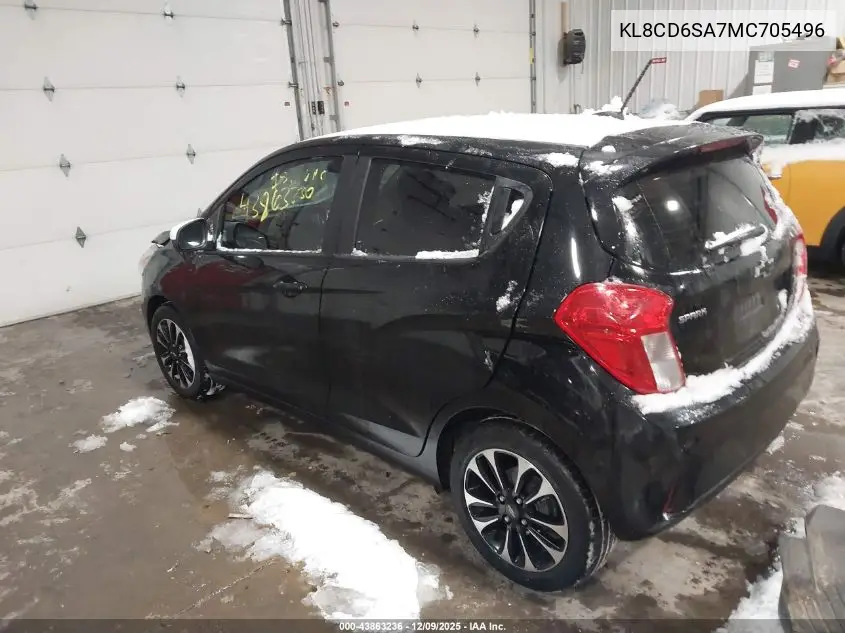 KL8CD6SA7MC705496 2021 Chevrolet Spark Fwd 1Lt Automatic
