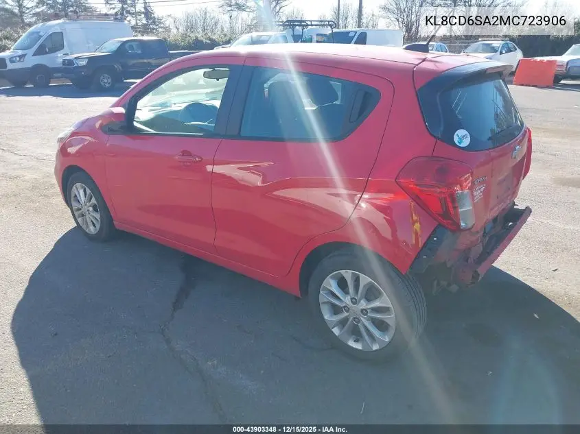 KL8CD6SA2MC723906 2021 Chevrolet Spark Fwd 1Lt Automatic