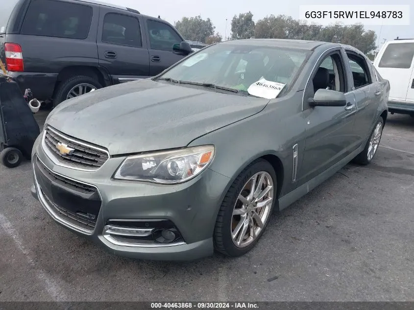 6G3F15RW1EL948783 2014 Chevrolet Ss