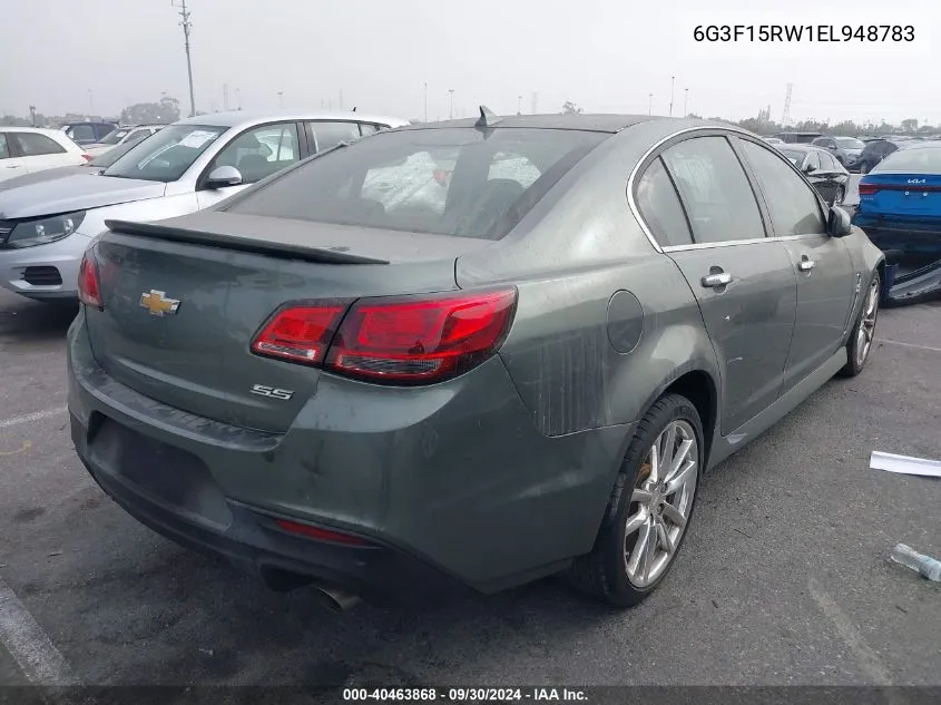 6G3F15RW1EL948783 2014 Chevrolet Ss