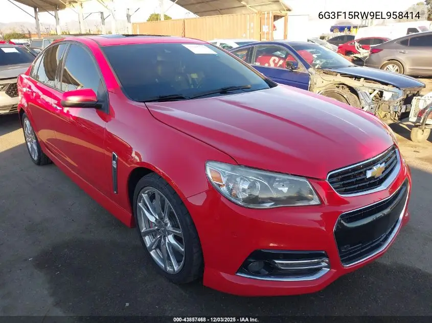 6G3F15RW9EL958414 2014 Chevrolet Ss