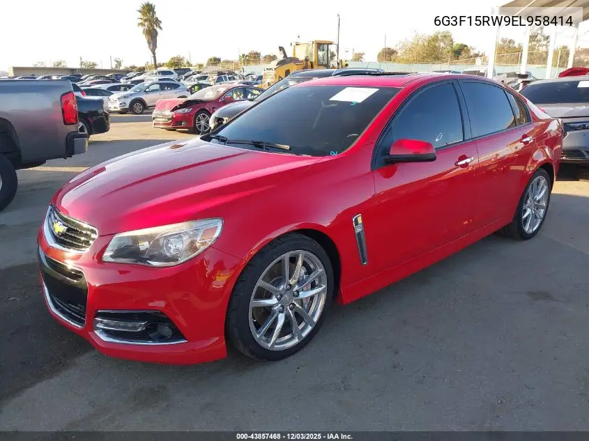 6G3F15RW9EL958414 2014 Chevrolet Ss