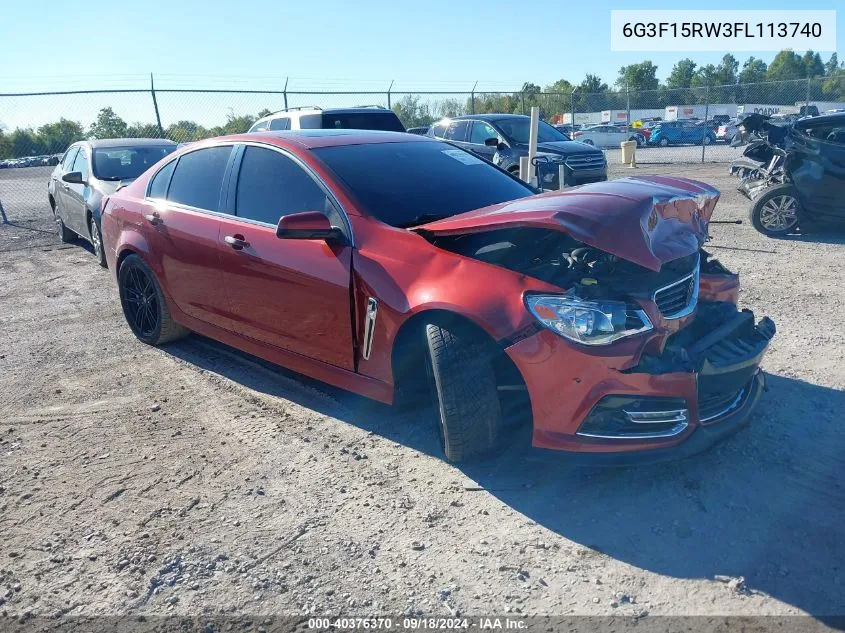 6G3F15RW3FL113740 2015 Chevrolet Ss