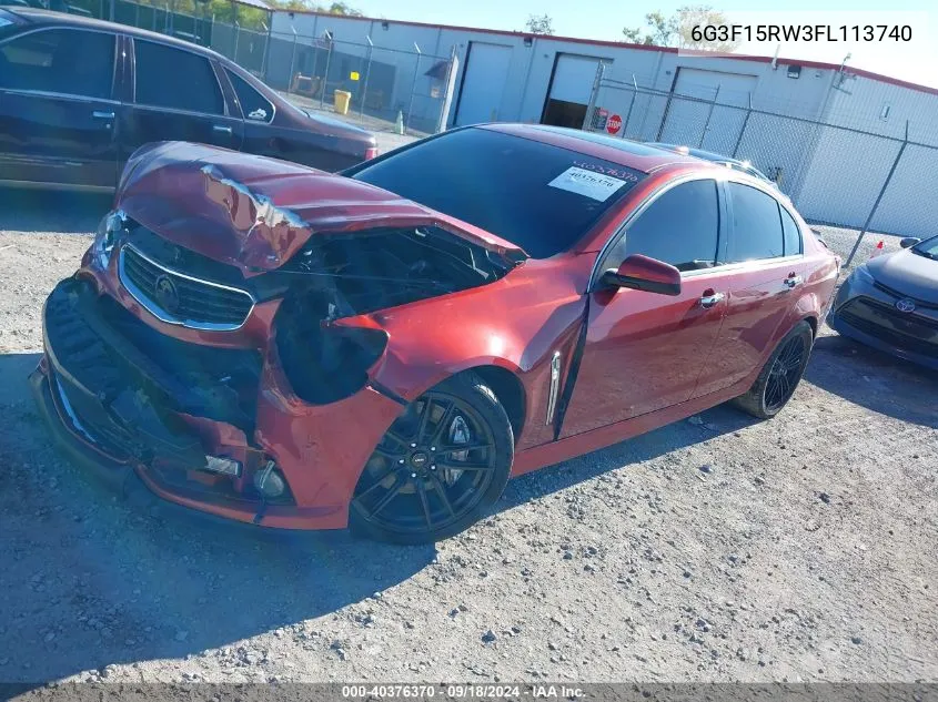 6G3F15RW3FL113740 2015 Chevrolet Ss