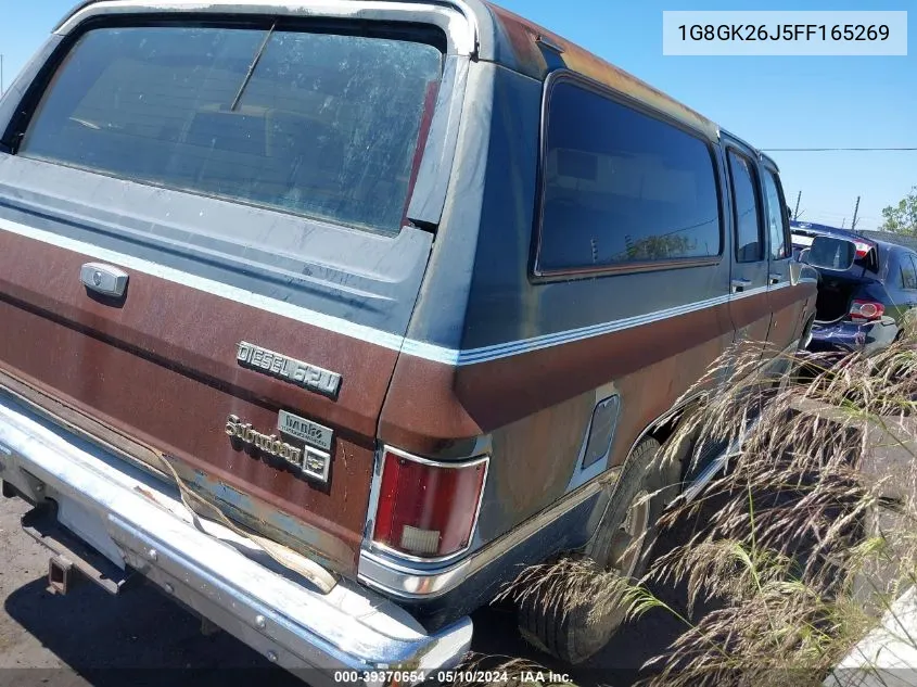 1G8GK26J5FF165269 1985 Chevrolet Suburban K2