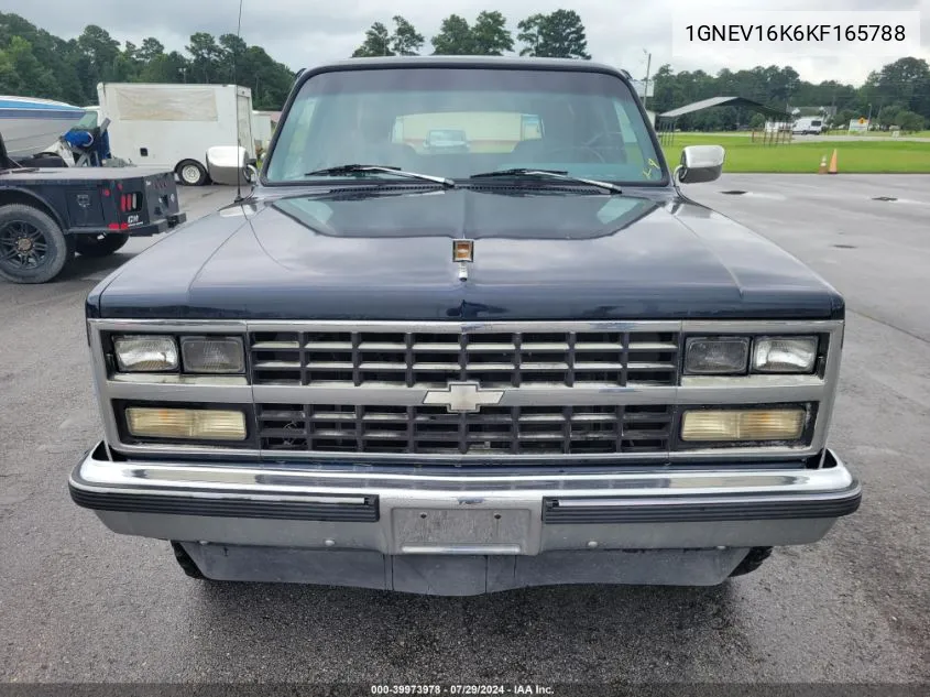 1GNEV16K6KF165788 1989 Chevrolet Suburban