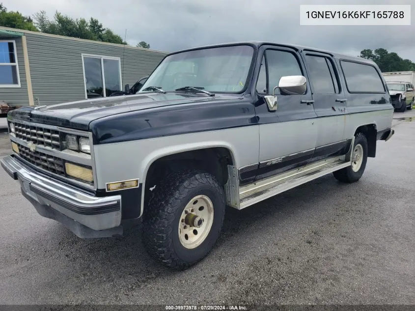 1989 Chevrolet Suburban VIN: 1GNEV16K6KF165788 Lot: 39973978